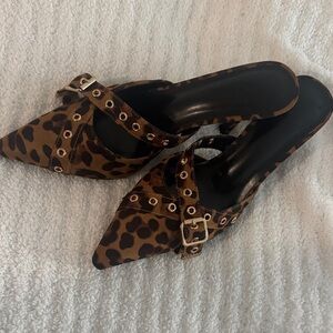 Leopard Print Women's Heels